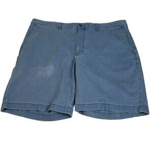 Tommy Bahama Mens SZ 44 RG Faded Boracay Blue Stretch Casual Chino Shorts READ